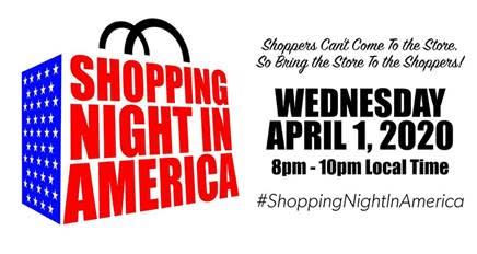 Logo for Shopping Night in America