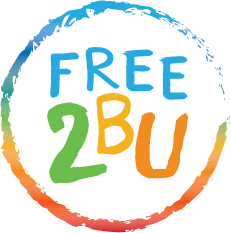 Free2BU-rainbow logo