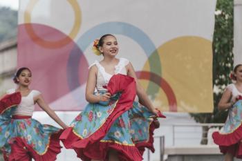 Hola Asheville Festival Dancer