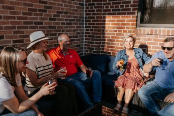 Friends at Brewery