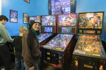 Blast From the Past Pizza arcade and pinball games