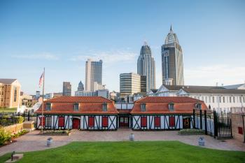 The outside of Colonial Fort Conde