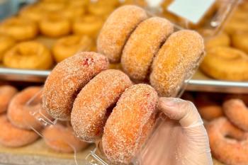 Strawberry donuts