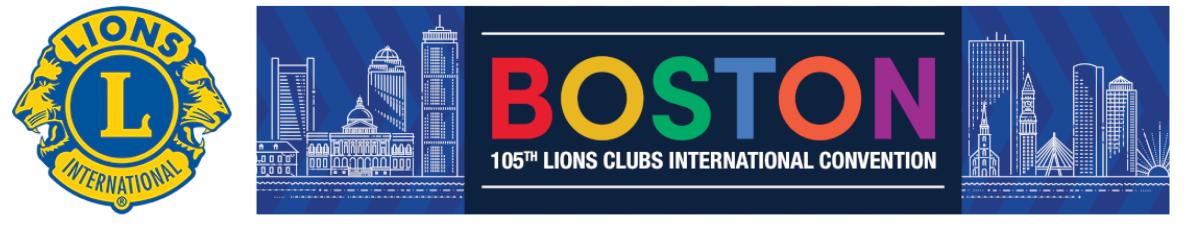 Lions International Convention logo