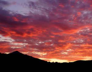 Sunset Behind Lone Mountain | Photo Credit: Arts Council Of Big Sky