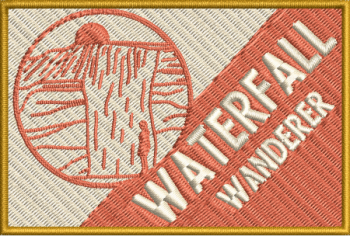Digital Passport Patch - Waterfall