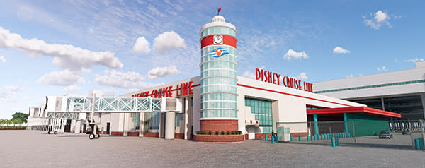 Disney Cruise Terminal Rendering