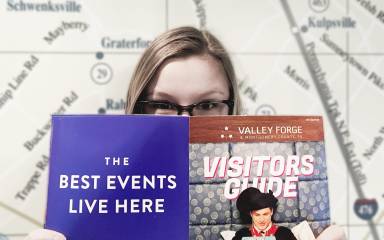 Reading the 2017 Valley Forge Visitors Guide