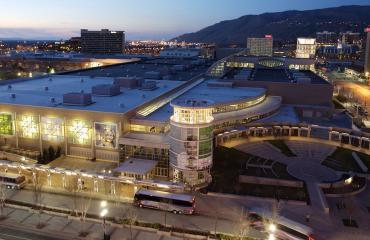 Salt Palace Convention Center Night Lights
