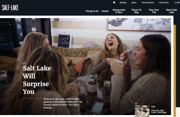Visit Salt Lake Website Screenshot