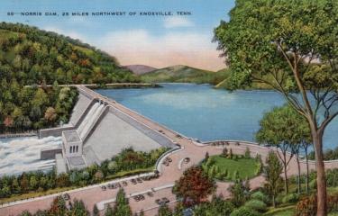 Norris Dam Postcard