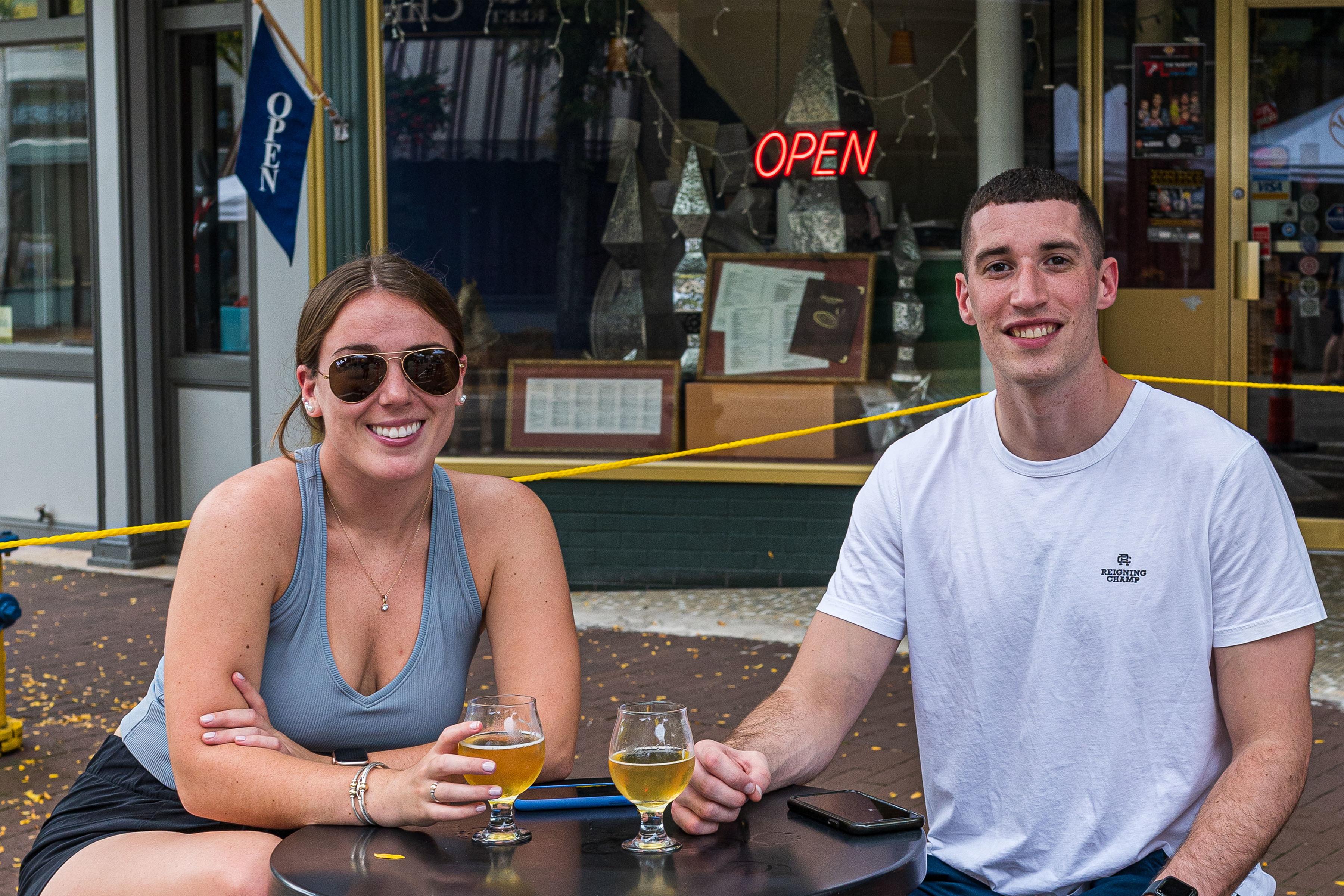 Outdoor Drinks during Harvest