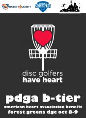 Disc Golfers Have Heart Logo