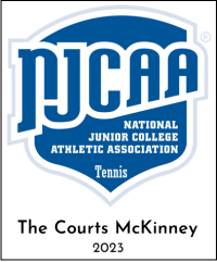 NJCAA logo with years held for sports page