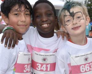 kids at Crape Myrtle race