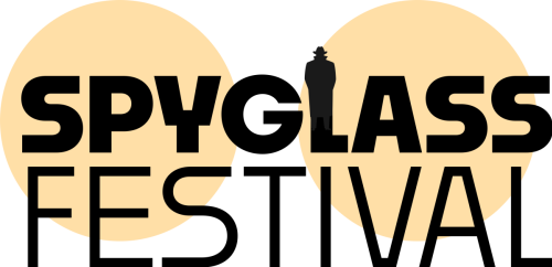 A graphic with the Spyglass Festival logo.
