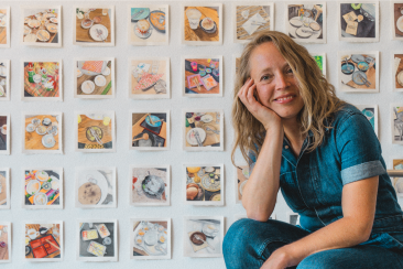 Digest: Lingering After a Meal - Art Show Opening Reception