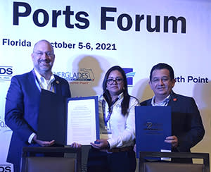 MOU signing with National Port Authority of Honduras