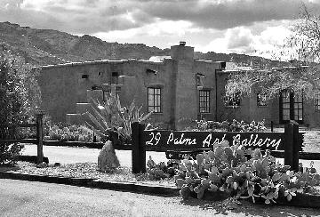 29 Palms Art Gallery, historic adobe, 29 Palms, California