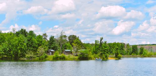 Waterview from the Deam Lake State Recreation Area Cabins