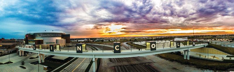 Lincoln Bridge pano digital sky