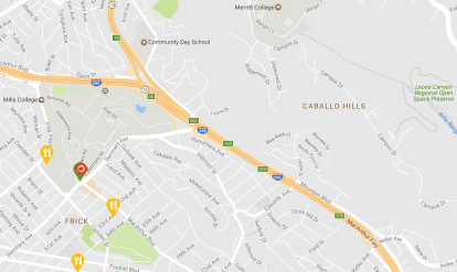East Oakland Map