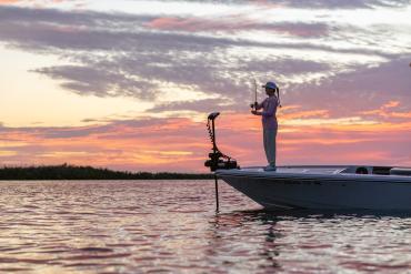 Sunrise fishing on Charlotte Harbor.