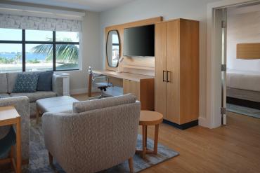 Water view King Suite at Four Points by Sheraton Punta Gorda Harborside