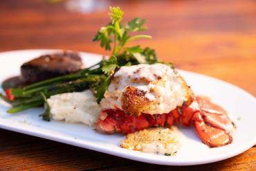 Gourmet Lobster Dish at Magnolias on the Bay in Englewood, Florida