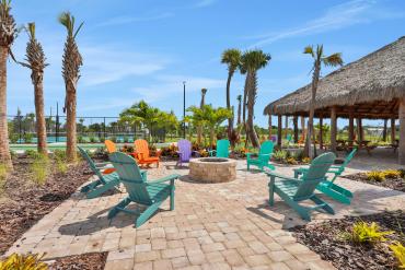 Firepit at Palm Breeze RV Resort