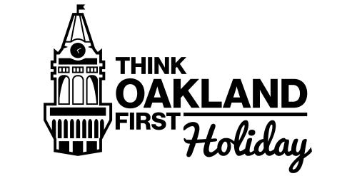 Think Oakland First - Holiday Logo