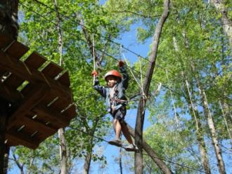 Kid at Treetop Quest