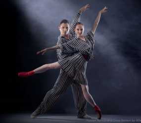 Ballet MasterWorks 2020 photo of dancers Yosvani Ramos and Dana Benton