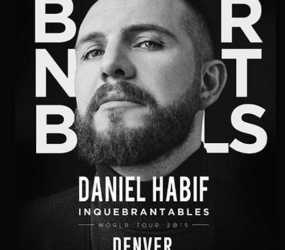 DANIEL HABIF world tour 219 poster