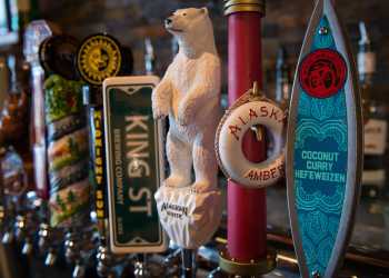 Alaska beers on tap at Haute Quarter Grill