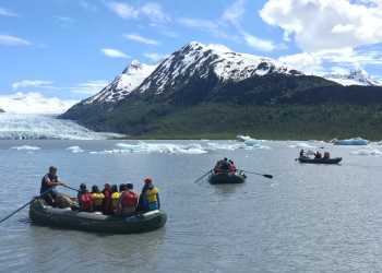 Spencer Glacier rafting trip Chugach Mountains