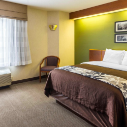 Rooms at the Sleep Inn & Suites