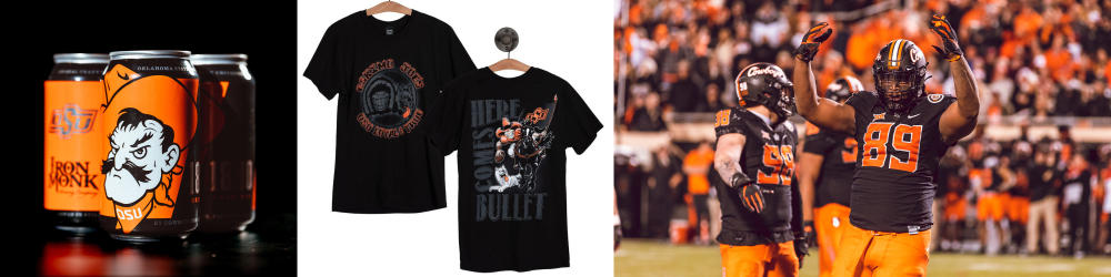 OSU Football players and merchandise