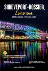 2022 Visitors' Guide Cover Cropped - LED-lit Bakowski Bridge of Lights on the Texas Street Bridge