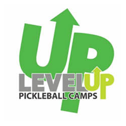 Level Up Pickleball Camps Logo