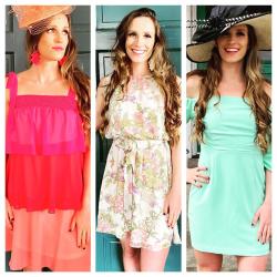 Women in spring dresses from Sapphire