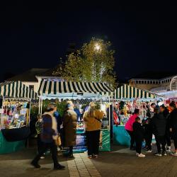 Image shows people shopping in Culver Square