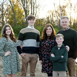 Sarah Townes and her family, VP of Marketing at Experience Columbus