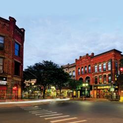 Downtown Oneonta, First Thursdays celebration