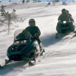 Snowmobiling