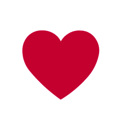 Red heart icon
