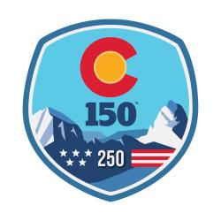 America 250 Colorado 150 Logo
