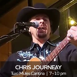 Chris Journeay performs at Texican Court 7 pm