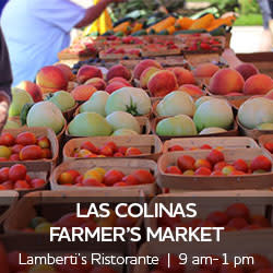 Las Colinas Farmer's Market at Lamberti's Ristorante 9 am to 1 pm