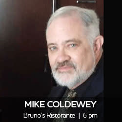 Mike Coldeway pianist performs at Bruno's Ristorante